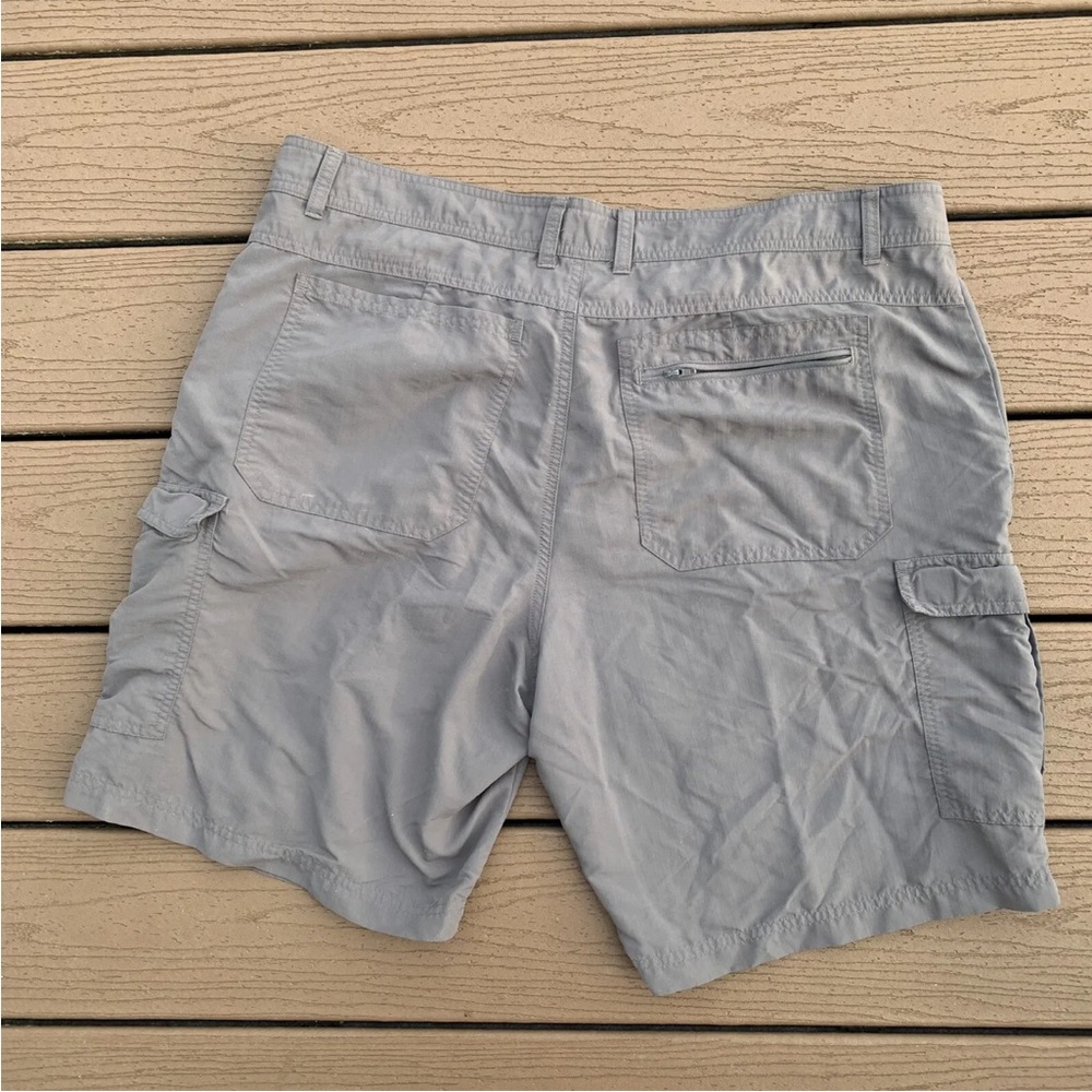 Cabela's Cargo Shorts Men's Size 40 Reg Gray Casual Zipper Side Pockets READ - Picture 4 of 9